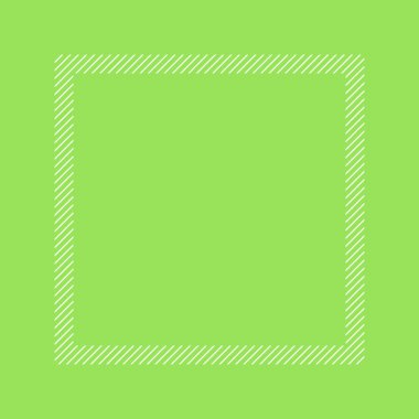 moda çerçeve yeşil pastel renk düz döşeme stil ve kare kopyalama alanı için, afiş tasarımı için boş çerçeve yeşil, grafik güzellik kozmetik moda reklam için şablon çerçeve afiş boş