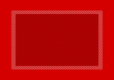 moda çerçeve kırmızı renk düz döşeme tarzı ve kopya alanı için dikdörtgen, afiş tasarımı için boş çerçeve kırmızı, reklam grafik güzellik kozmetik moda için kırmızı çerçeve afiş boş şablonu