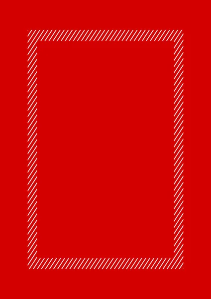 Μοντέρνο Πλαίσιο Κόκκινο Χρώμα Flat Lay Στυλ Και Ορθογώνιο Για — Διανυσματικό Αρχείο
