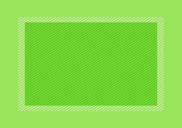 Cadre Mode Vert Pastel Couleur Plat Style Laïc Rectangle Pour — Image vectorielle