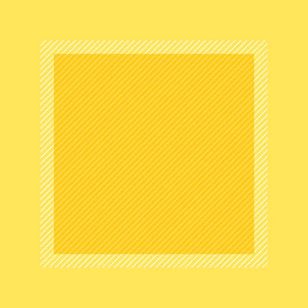 Μοντέρνο Πλαίσιο Κίτρινο Παστέλ Χρώμα Επίπεδη Θέση Lay Και Τετράγωνο — Διανυσματικό Αρχείο