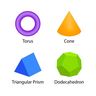 çocuk öğrenme için kendi isim küçük resim koleksiyonu ile İngilizce 3d şekiller kelime seti, okul öncesi çocukların renkli geometrik şekiller flash kart, anaokulu için basit sembol geometrik 3d şekiller