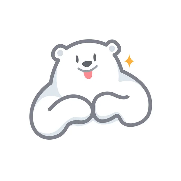 Un oso polar de dibujos animados feliz sentado y sonriendo imágenes de stock de arte vectorial | Depositphotos Un oso polar de dibujos animados feliz sentado y sonriendo imágenes de stock de arte vectorial | Depositphotos