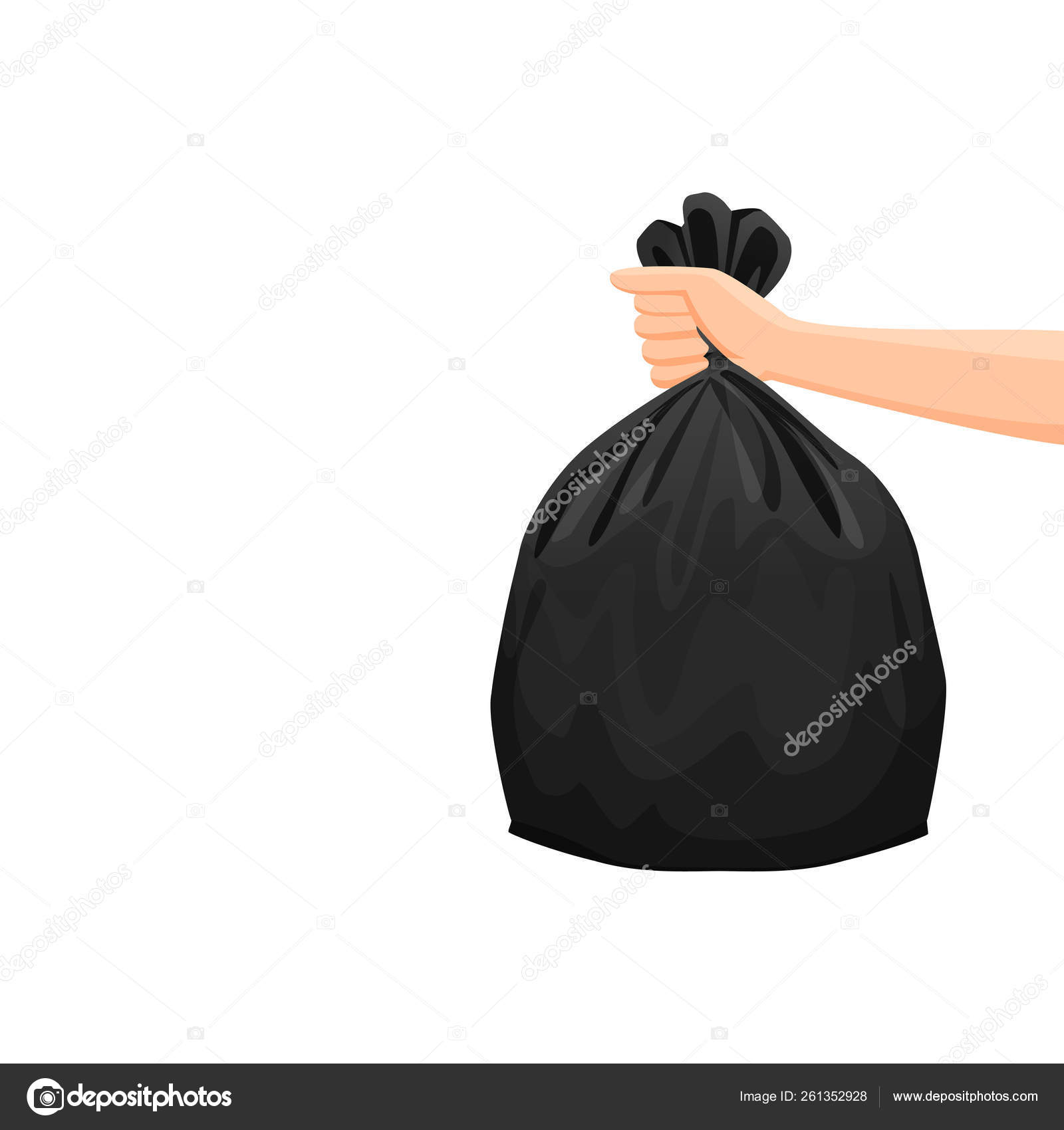 Dibujo Bolsa De Basura Negra Png Modelo 3d Bolsa De Basura Negra
