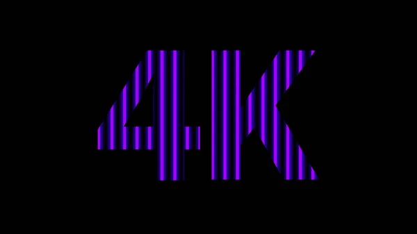 Alphabet Digital Neon Light Violett Auf Schwarz High Definition Für — Stockvektor