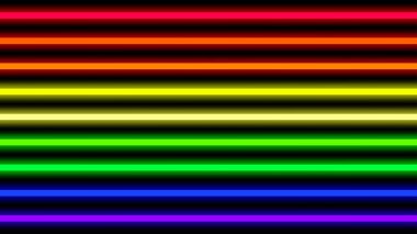 arkaplan için renkli neon ışını yatay, disko ışığı yatay geometrik, neon ışını dikey çizgiler desen, disko gökkuşağı ışığı paralel bulanık, dijital ortamın ışık huzmesi çizgileri