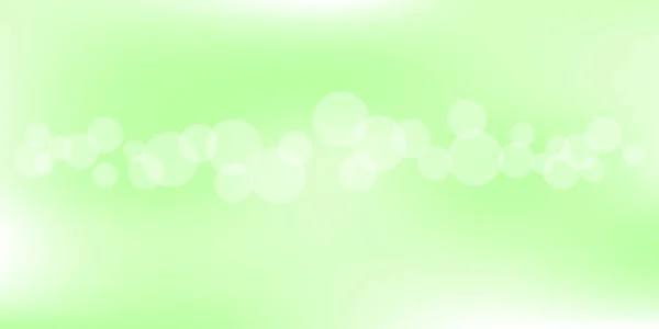 Měkký Zelený Bokeh Pro Pozadí Pastel Světle Zelená Bokeh Pozadí — Stockový vektor