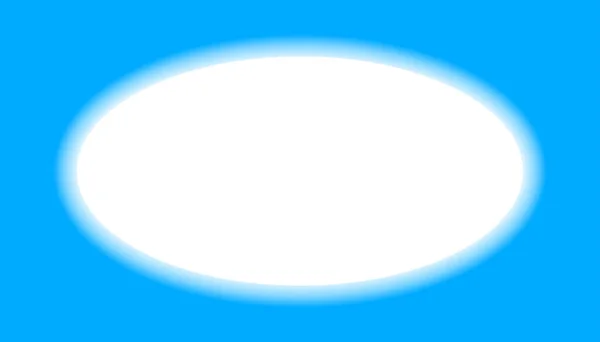 Ellipsenform Einfache Kanten Verschwimmen Bei Blauem Hintergrund Des Banners Ovaler — Stockvektor