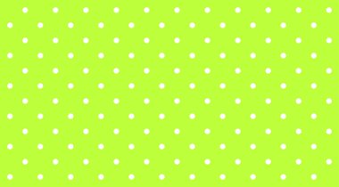 Limon yeşili arka planda benek beyazı, benek beyazı desenli yeşil, süsleme arka planında benek benek benek beneği, nokta desenli kumaş ve tekstil desenli basit yeşil renk.