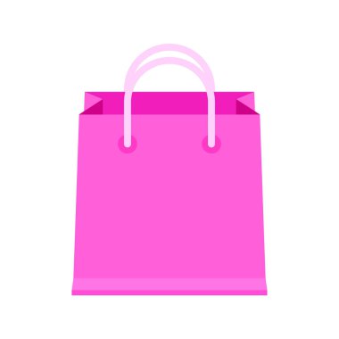 beyaz simge için kese kağıdı pembe, perakende için karton pembe çanta, ataç rengi pembe paket çantası, kağıt poşet boş