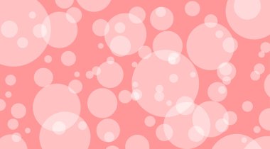 Soyut kırmızı bokeh, arka plan yumuşaklığı için kırmızı pastel, duvar kâğıdı için balon bokeh parlayan çember, duvar kağıdı için yumuşak, polka nokta bokeh, kırmızı pastel üzerinde beyaz baloncuklar, açık kırmızı fon için bulanık ve pürüzsüz