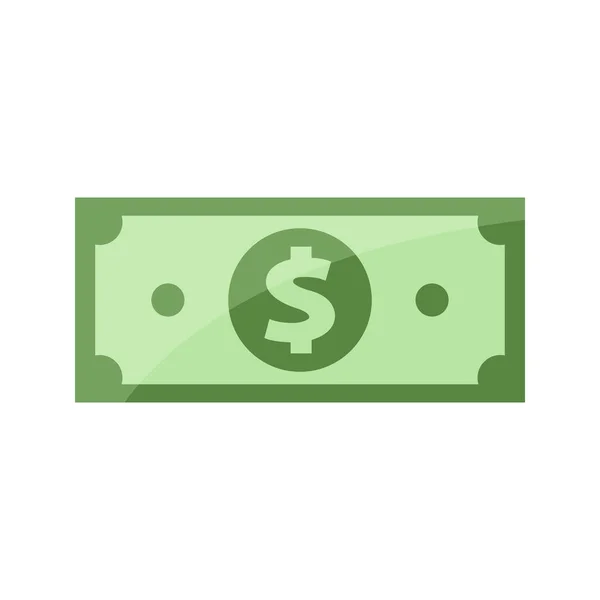 Banknote Clip Art Banknotes Money Isolated White Banknote Money Icon — Stock Vector