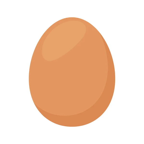 Huevo Fresco Gallina Huevos Gallina Aislados Sobre Fondo Blanco Clip — Vector de stock