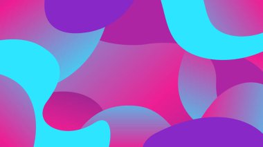 Renkli serbest biçim gradyan, basit damlacık geometri dalgası düz döşeme, gelecekteki geometrik dalgalı renkler modern, serbest biçim akışkan moda, polyester sanat modası, minimal gradyan disko ışığı parlak renkleri