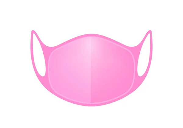Máscara Médica Respirador Para Ícone Gráfico Máscara Protetora Boca Isolada — Vetor de Stock