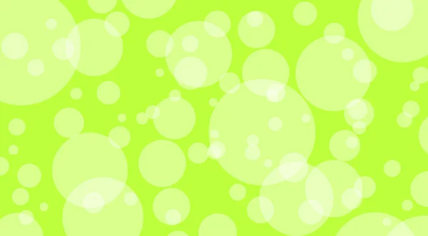 Abstract Groen Helder Bokeh Voor Achtergrond Bubble Bokeh Gloeiende Cirkel — Stockvector