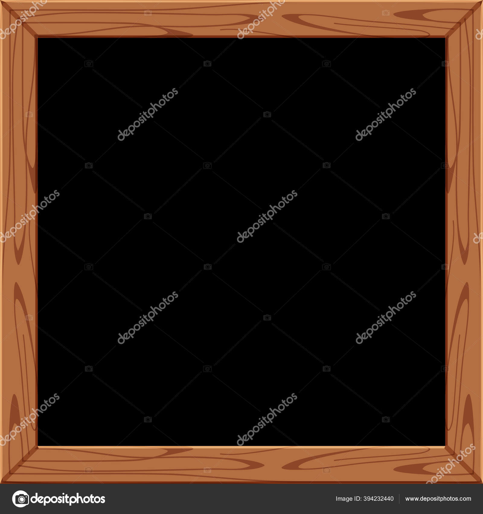 Tableau noir vide ou tableau de : image vectorielle de stock