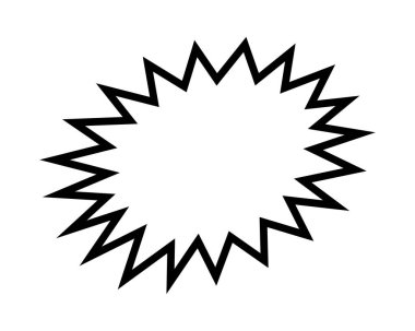 İndirim fiyatı mesajı için siyah yıldız, sohbet etiketi tırtıklı şekil, satış promosyonu için çıkartma, komik konuşma balonları, satılık metin tanıtımı için tırtıklı çıkartma, yeni teklif tanıtımı için çıkartmalar