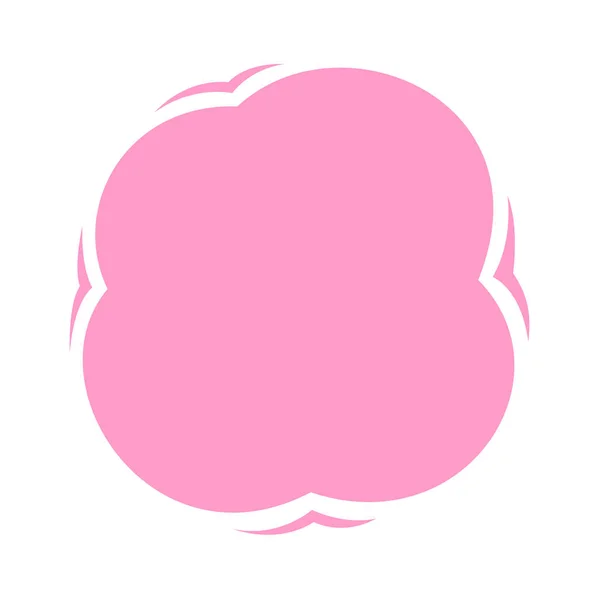 Blob Forma Rosa Claro Suave Para Espacio Copia Bandera Rosa — Vector de stock