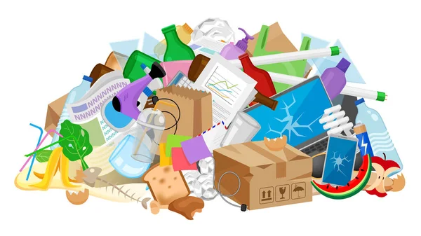 Çöp atığı plastiği, pek çok izole edilmiş beyaz, çöp plastiği ve kağıt yığını, pek çok çöp yığını, farklı türde atıklar (organik, plastik, cam, metal, kağıt ve elektronik atık), kirlilik atığı