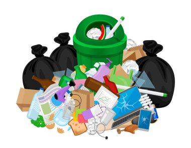 Beyaz, plastik atıklar, plastik atıklar, plastik atıklar, plastik atık ve çöp yeşili, plastik atıklar ve çöp geri dönüşüm geri dönüşümü