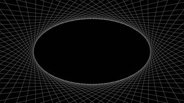 Arkaplan için siyah üzerine beyaz çizgiler çember deseni, pankart çerçevesi için sanat çizgisi şekli, arkaplan için soyut spiral sanat çizgisi, boşluk kopyala