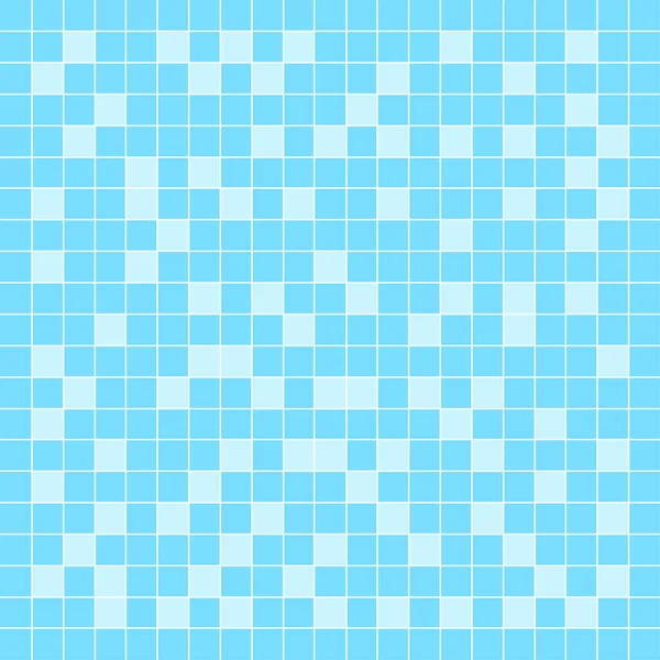 Azulejo Mosaico Patrón Azul Claro Para Fondo Pared Cuadrada Moderno — Vector de stock