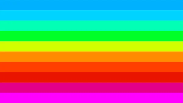 Regenboog Kleur Horizontaal Mooi Voor Achtergrond Kleurrijke Vlag Streep Van — Stockvector