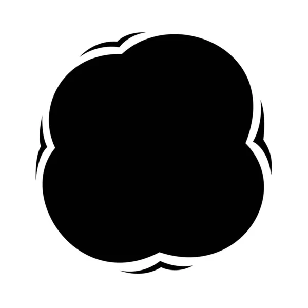 Blob Forma Negro Para Espacio Copia Banner Fondo Aqua Mancha — Vector de stock