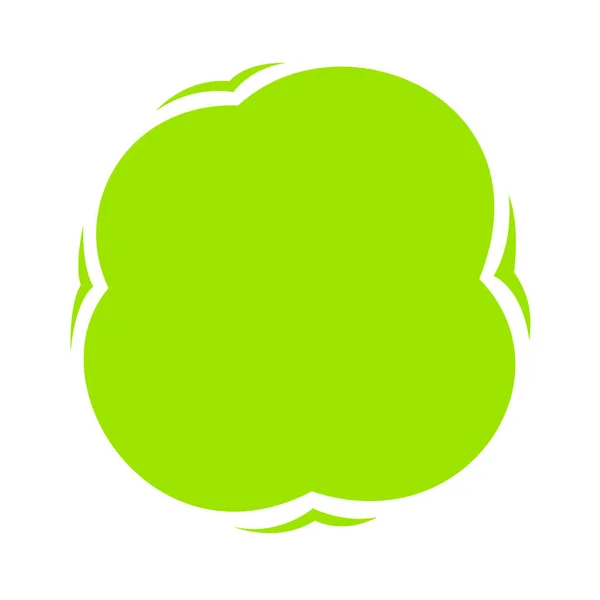 Forme Blob Vert Citron Lait Thé Vert Pour Fond Vert — Image vectorielle