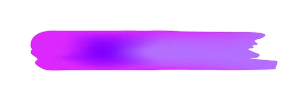 Фиолетовые Отметки Кисти Изолированы Белом Мазок Кисти Фиолетовый Идеи Акварели — стоковый вектор
