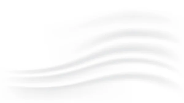 Абстрактна Біла Тканина Шовкова Текстура Яка Тече Молочні Хвилі Тла — стоковий вектор