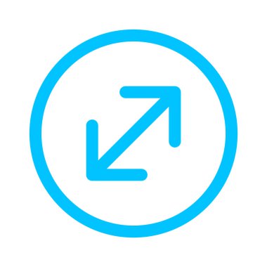 Yukarıyı ve aşağıyı gösteren ok çizgisi, beyaz üzerine izole edilmiş daire şeklinde, aşağı doğru dairesel vuruşlarda ok, aşağı doğru ok düğmesi basit, ui uygulaması için ok sembolü çember, ok ucu işaretçisi