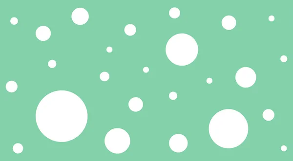 Polka Dot White Green Pastel Soft Abstract Background Polka Dot — Stock Vector