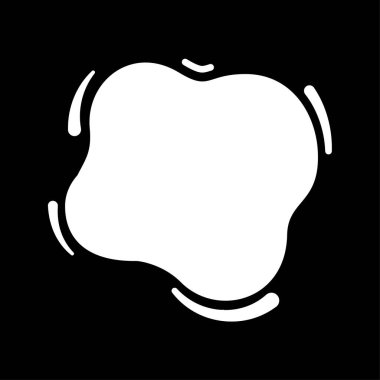 Pankart için siyah üzerine siyah süt damlası şekli, arka plan için su damlası, siyah üzerine beyaz süt damlası damlası, pankart için beyaz damlacık, grafik reklam tasarımı için basit süt damlası