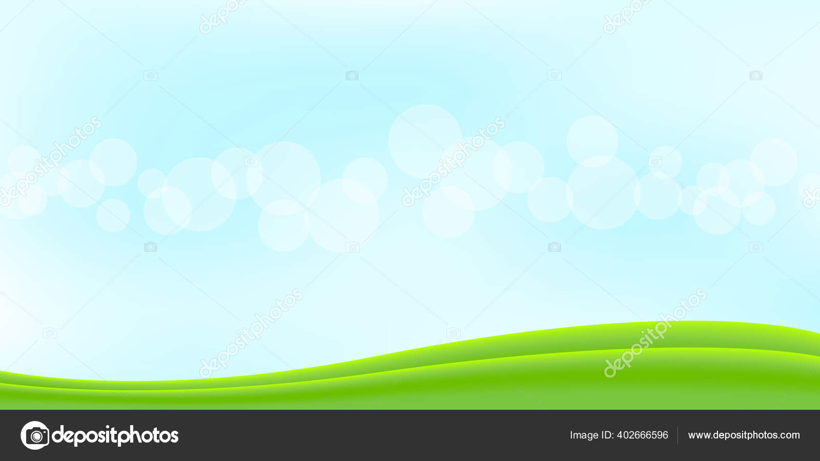 Bokeh Soft Blue Background Banner Copy Space Bokeh Bright Blue Stock Vector C Cgdeaw