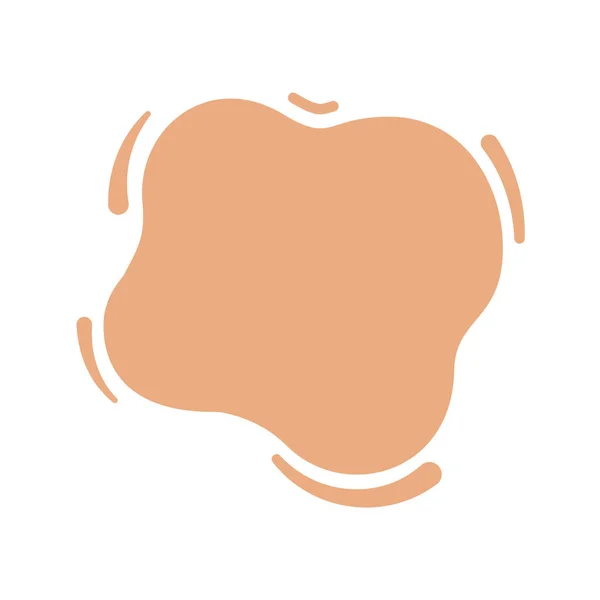 Blob Σχήμα Καφέ Παστέλ Μαλακό Για Banner Copy Space Aqua — Διανυσματικό Αρχείο