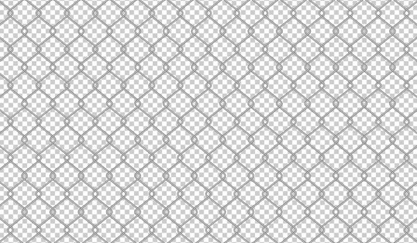 Wire Mesh Isolated Transparent Background Barrier Net Wire Net Metal — Stock Vector