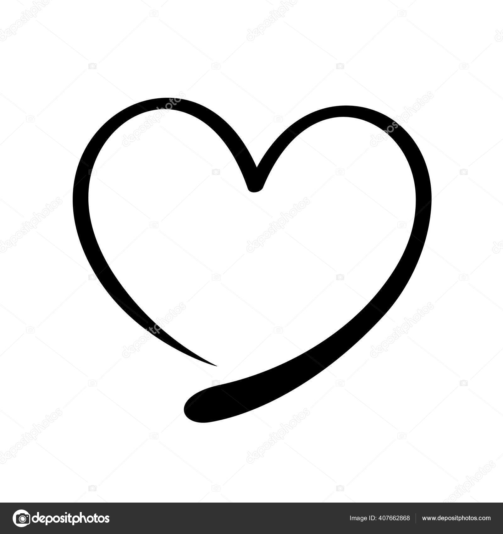 Valentine's Day Black Hearts Bubble-free stickers