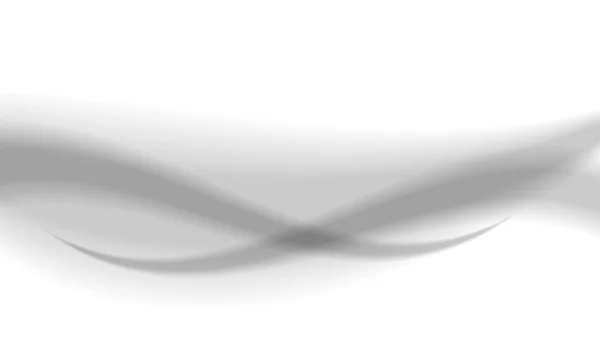 背景のための白い灰色の柔らかい波の形のグラフィック バナーコピースペースのための抽象的な灰色のグラフィック滑らかな形状 ぼやけたグラデーション灰色の波の渦の柔らかい効果 背景のための美しい灰色の白い波の曲線 — ストックベクタ