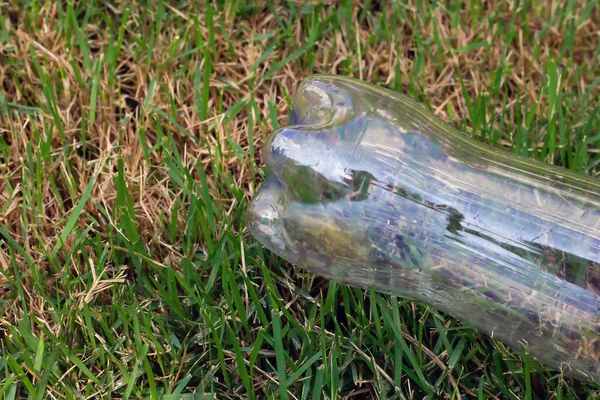 şişe plastik atık yerde