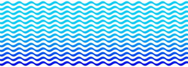 Su dalgası şeritleri, arka plan için mavi su dalgaları, açık mavi dalgalar, pankart arkaplan için okyanus yüzeyi, akarsu akıntısı grafikleri