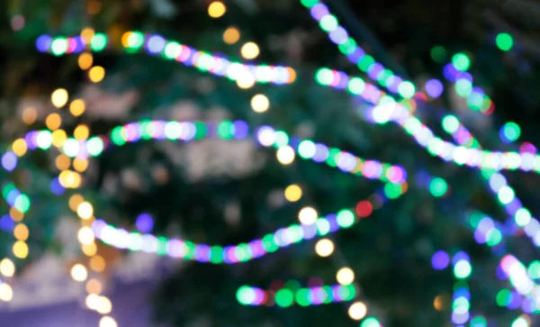크리스마스 야간의 배경에 빛나는 라이트 — 스톡 사진