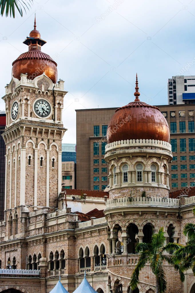 Sultan Abdul Samad building. Landmarks of Kuala Lumpur.