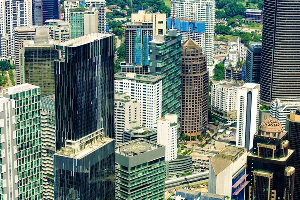 Kuala Lumpur Ciudad Distrito Con Rascacielos Malasia —  Fotos de Stock