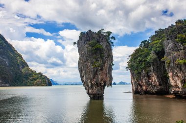 Tayland James Bond taş ada, Phang Nga. Asya, seyahat kavramı şaşırtıcı keşif.