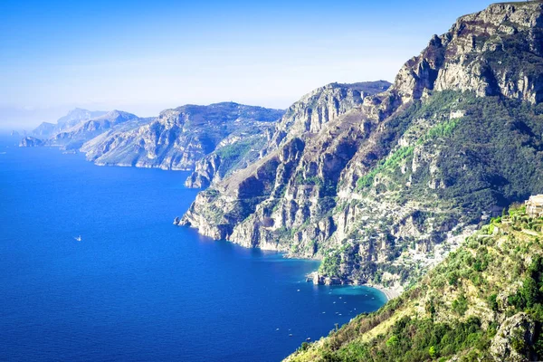 View Amalfi Coast Tyrrhenian Sea Campania Italy — Stock Photo, Image