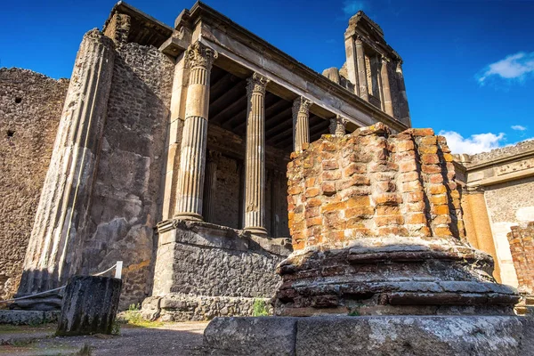 Ruinerna Pompeji Thermopolium Arkeologiska Lämningar Della Abbondanza Street Neapel Italien — Stockfoto