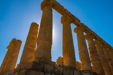 Antik Yunan Simgesel Yapı Valle dei Templi Agrigento, Sicilya, İtalya dışında