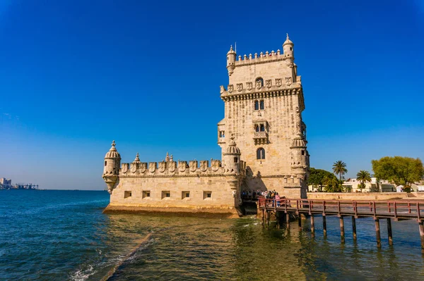 Torre Belem de San Vicente en la parroquia civil de Santa Maria de Belem en Lisboa — Foto de Stock